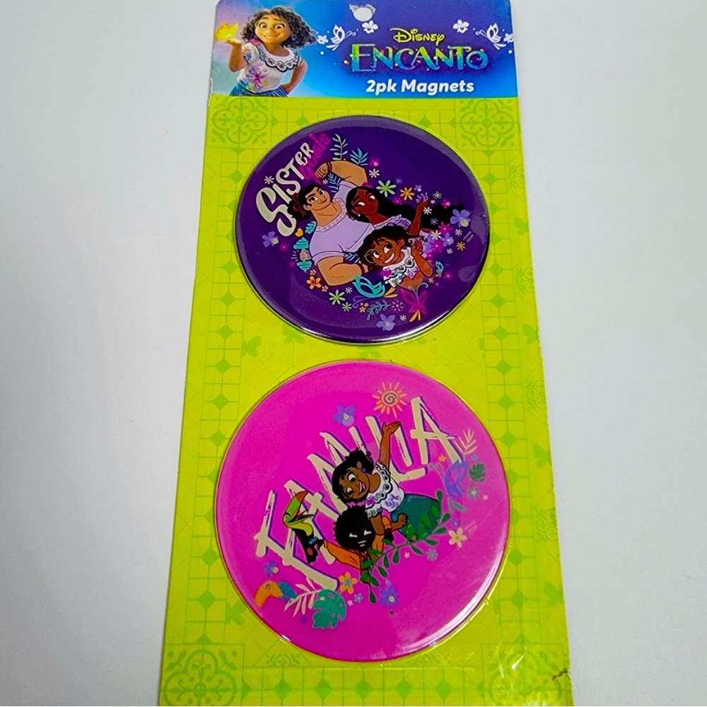 Encanto Pink & Purple Large Magnets